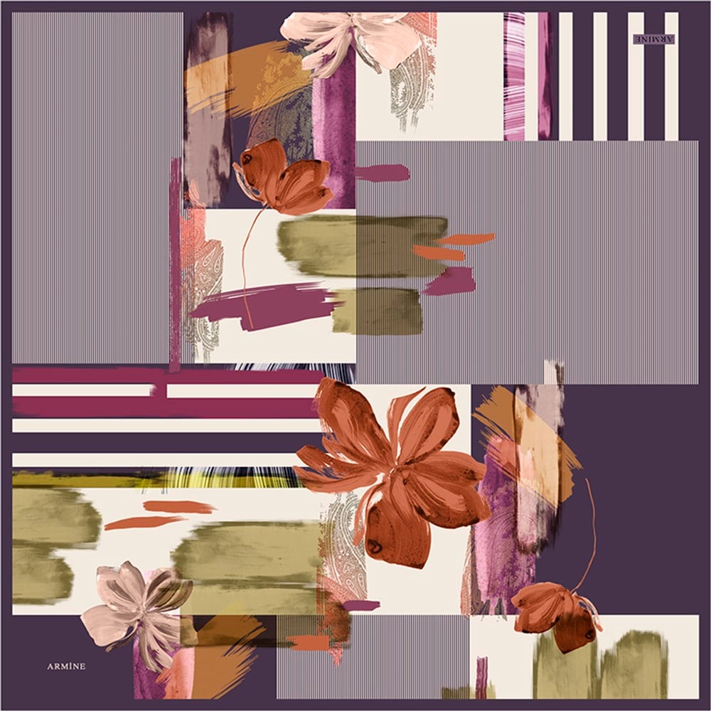 Armine İpek Eşarp 2019 İlkbahar-Yaz - 8115D 03 - Sura