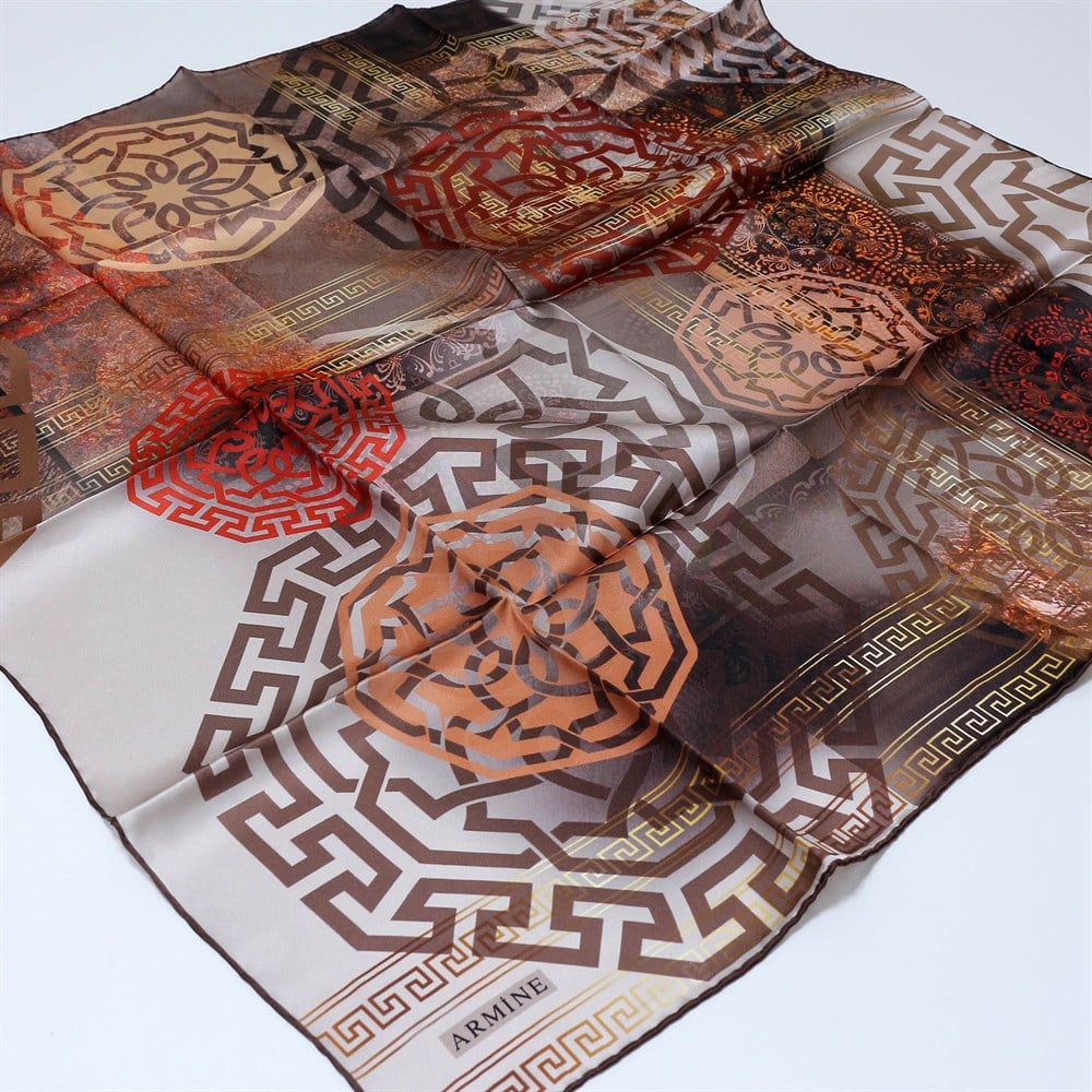 Armine İpek Eşarp 2019/2020 Sonbahar Kış - 8245D 01 - Sura