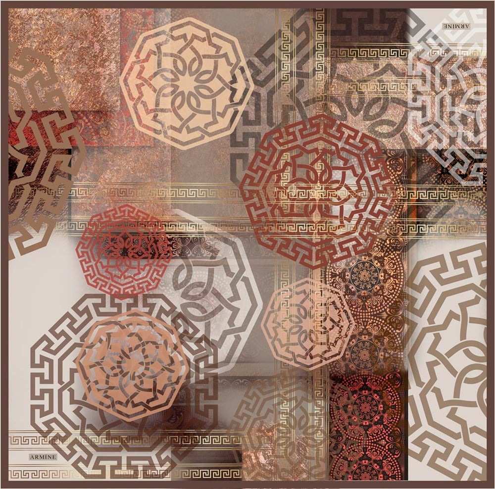 Armine İpek Eşarp 2019/2020 Sonbahar Kış - 8245D 01 - Sura
