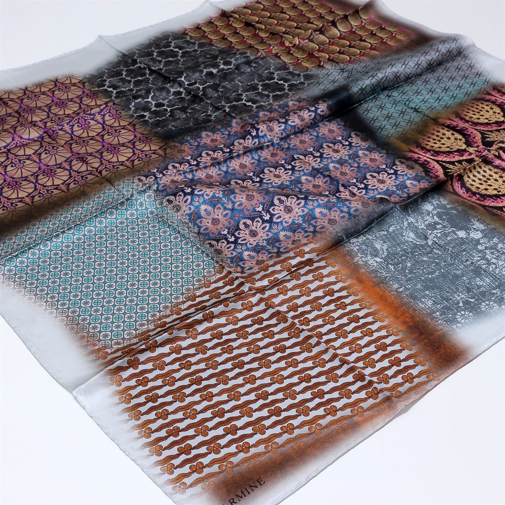 Armine İpek Eşarp 2020 İlkbahar-Yaz - 8305D 36 - Tivil