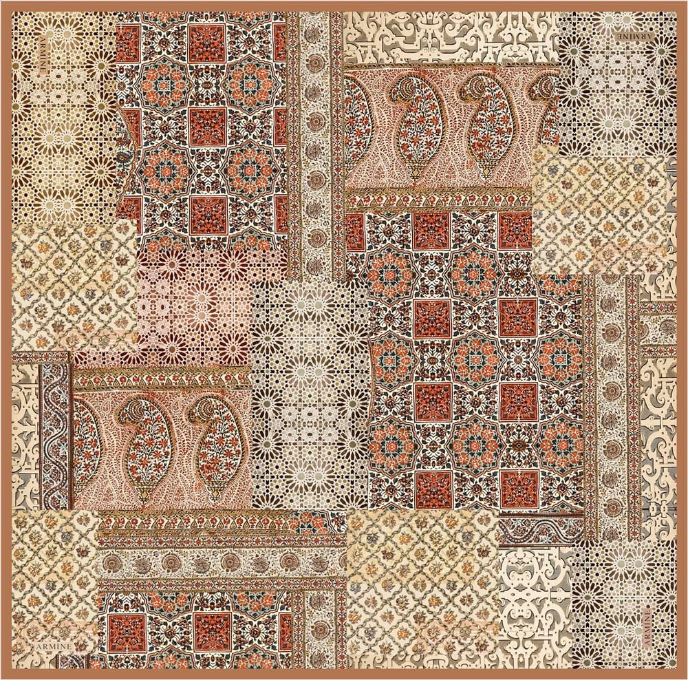 Armine İpek Eşarp 2020 İlkbahar-Yaz - 8330D 09 - Sura