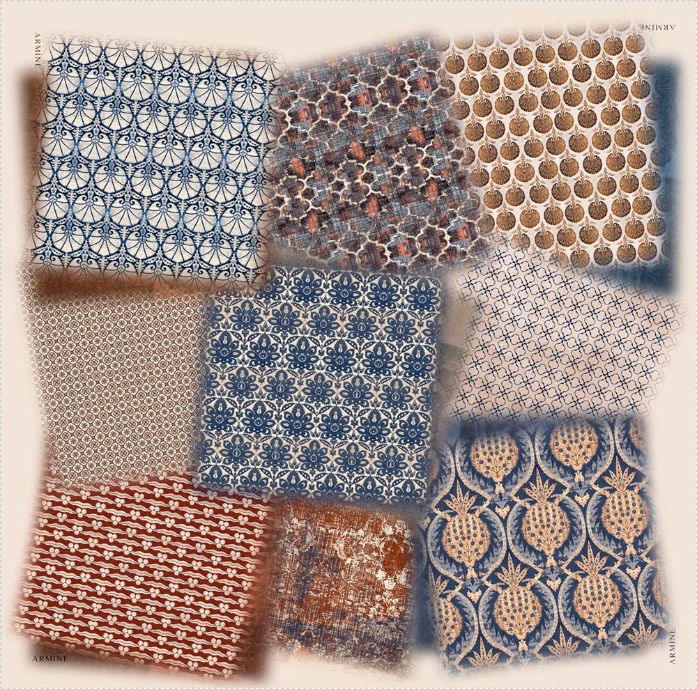 Armine İpek Eşarp 2020 İlkbahar-Yaz - 8305D 80 - Sura