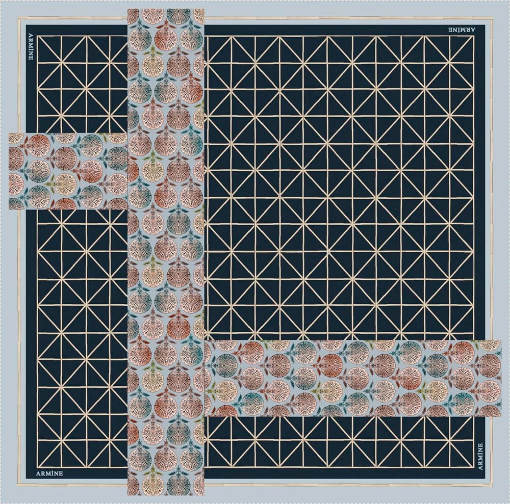 Armine İpek Eşarp 2020 İlkbahar-Yaz - 8313D 33 - Sura