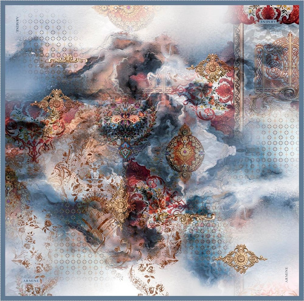 Armine İpek Eşarp 2020 İlkbahar-Yaz - 8318D 81 - Sura