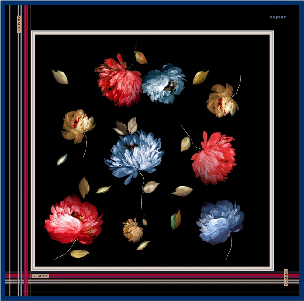 Armine İpek Eşarp 2020 İlkbahar-Yaz - 8348D 38 - Tivil