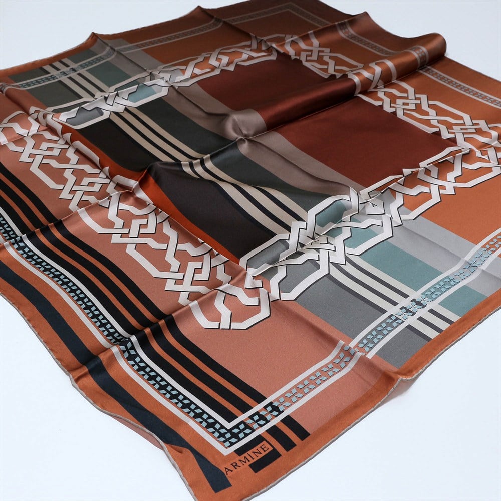 Armine İpek Eşarp 2020 İlkbahar-Yaz - 8334D 45 - Tivil