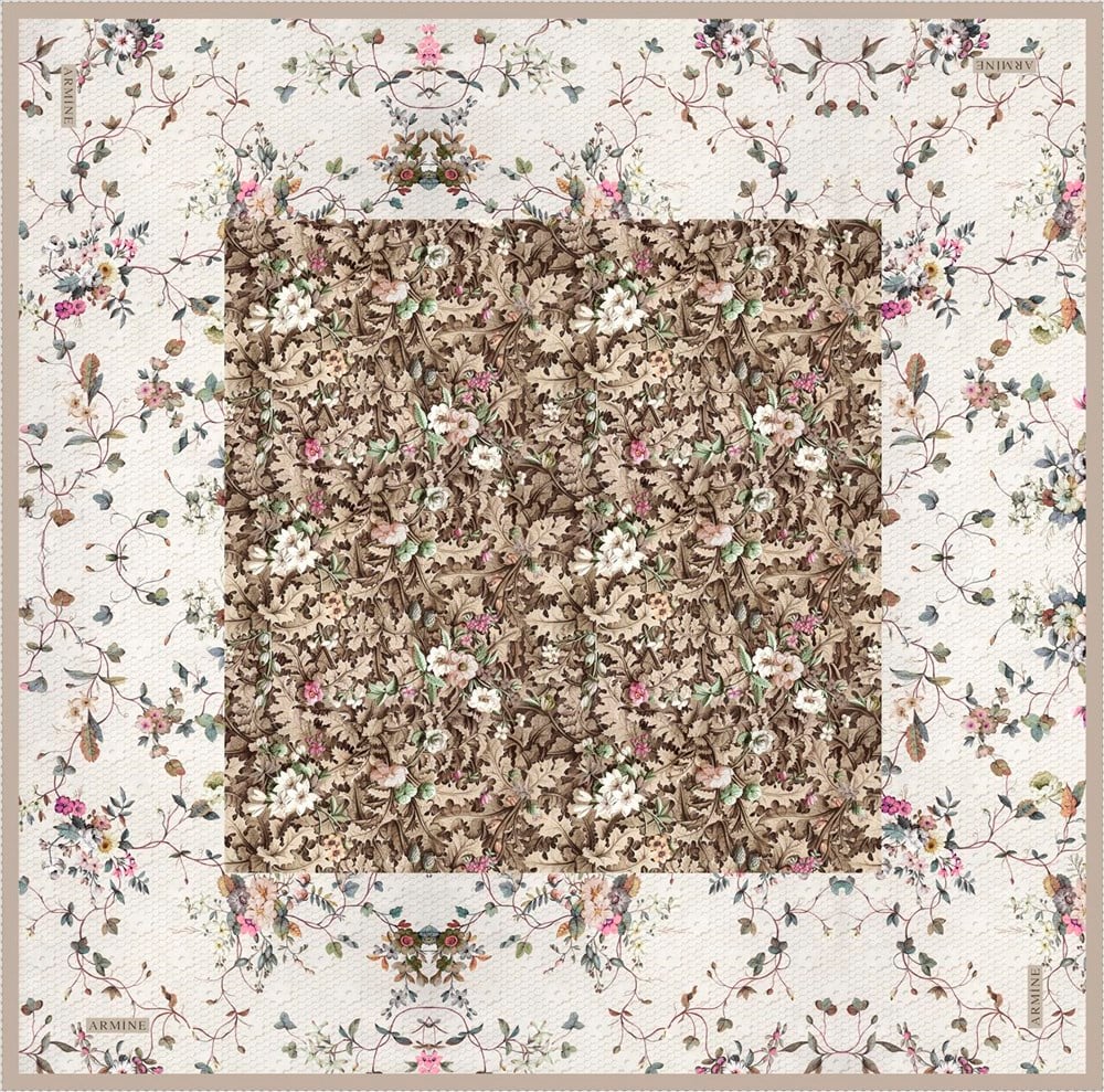 Armine İpek Eşarp 2020 İlkbahar-Yaz - 8329D 02 - Sura
