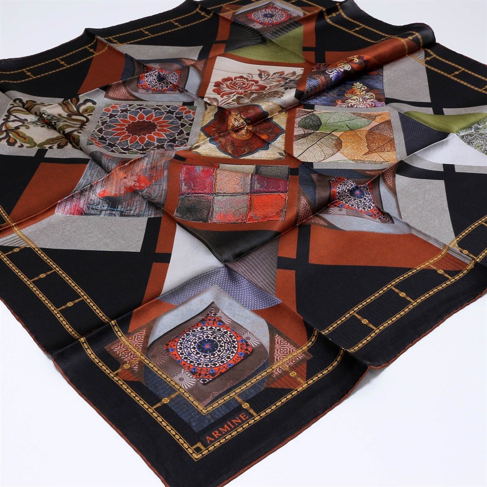 Armine İpek Eşarp 2020 İlkbahar-Yaz - 8312D 84 - Tivil