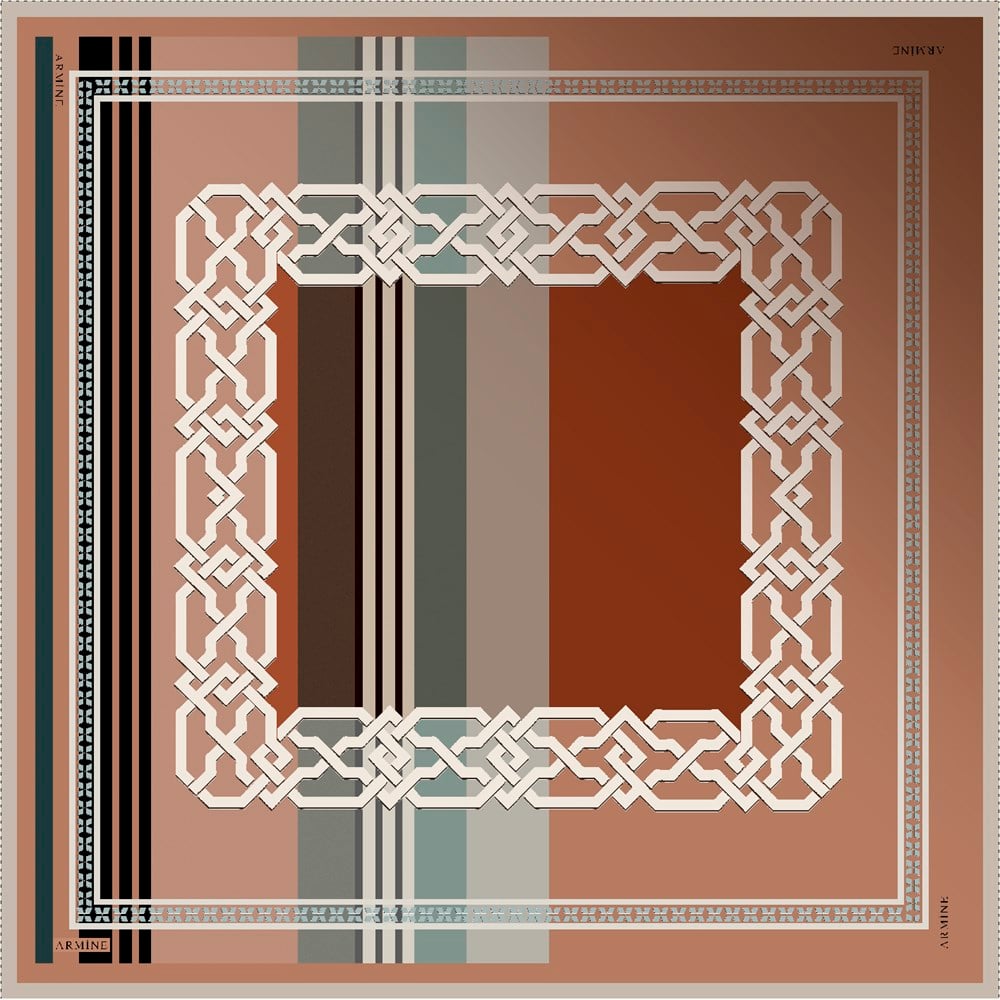 Armine İpek Eşarp 2020 İlkbahar-Yaz - 8334D 45 - Tivil