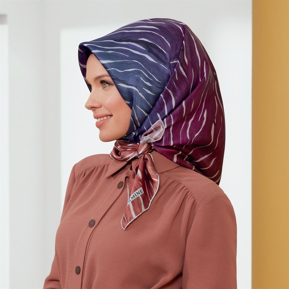 Armine İpek Eşarp 2020 İlkbahar-Yaz - 8332D 03 - Sura