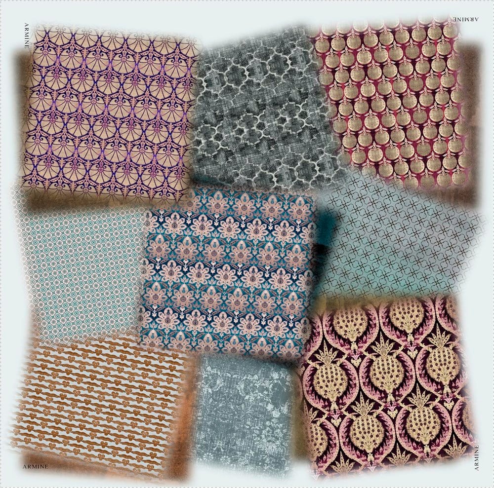 Armine İpek Eşarp 2020 İlkbahar-Yaz - 8305D 36 - Tivil