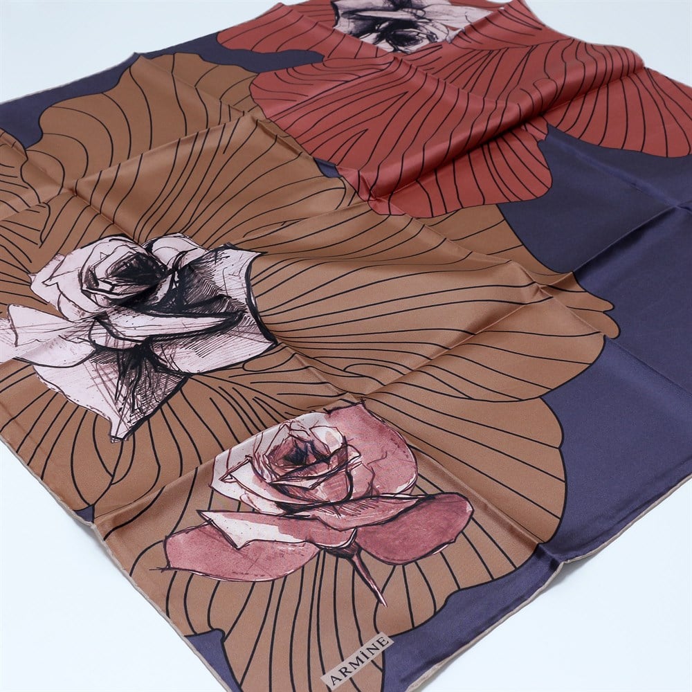 Armine İpek Eşarp 2020 İlkbahar-Yaz - 8302D 06 - Sura