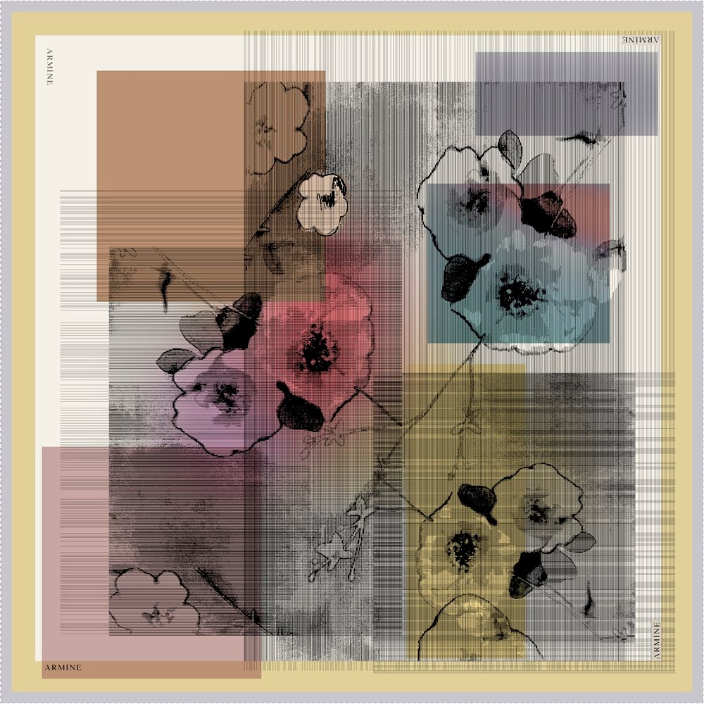 Armine İpek Eşarp 2020 İlkbahar-Yaz - 8349D 82 - Sura