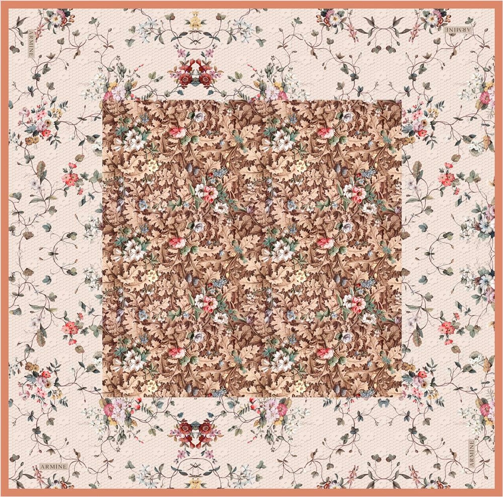 Armine İpek Eşarp 2020 İlkbahar-Yaz - 8329D 32 - Sura