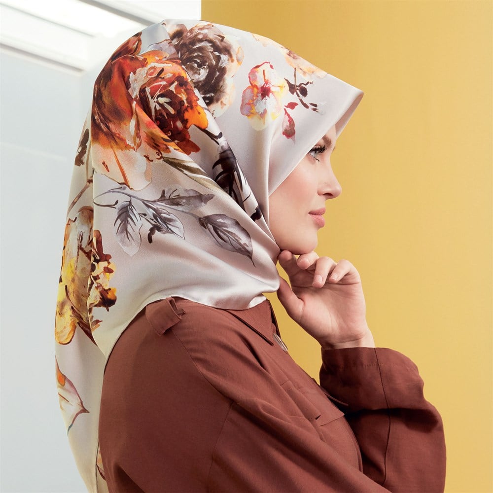 Armine İpek Eşarp 2020 İlkbahar-Yaz - 8351D 34 - Tivil