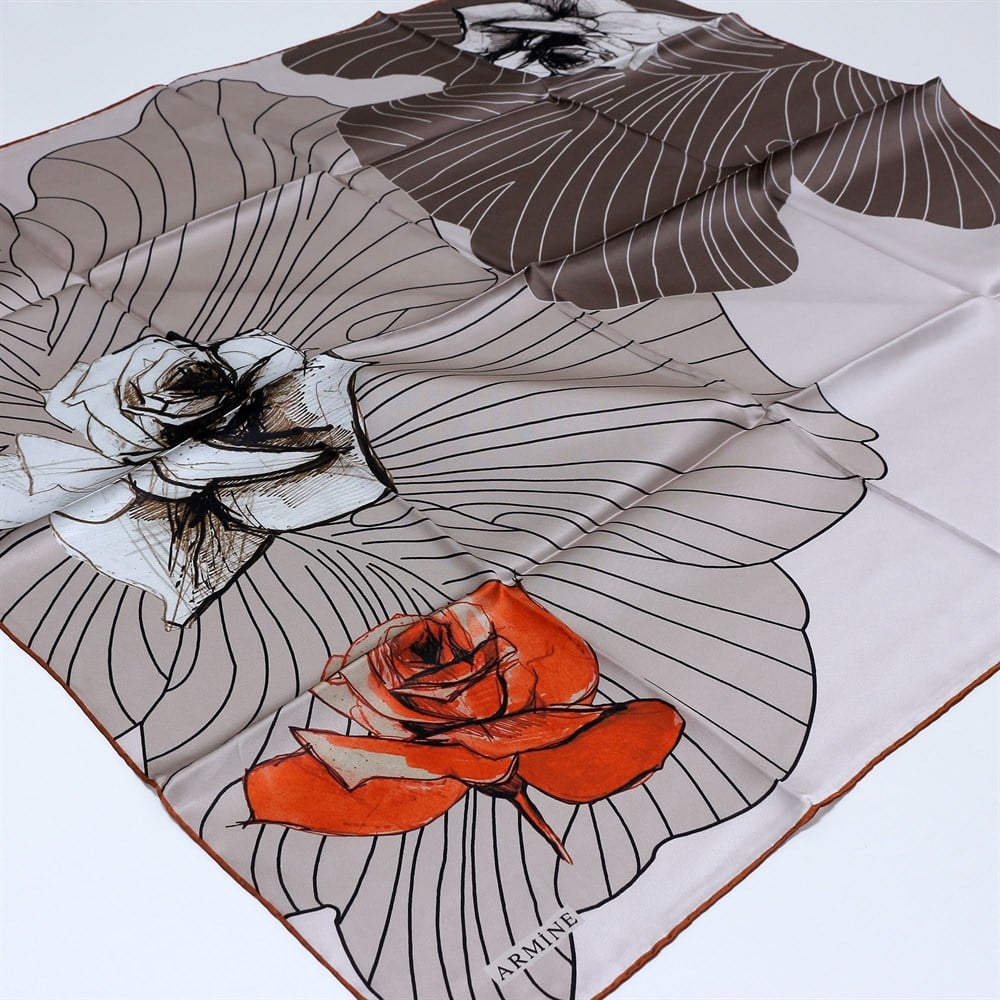 Armine İpek Eşarp 2020 İlkbahar-Yaz - 8302D 81 - Sura