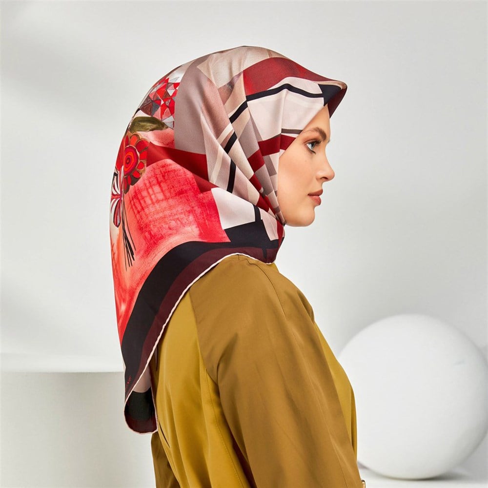 Armine Silk Scarf 2020 Spring-Summer - 8308D 87 - Satin