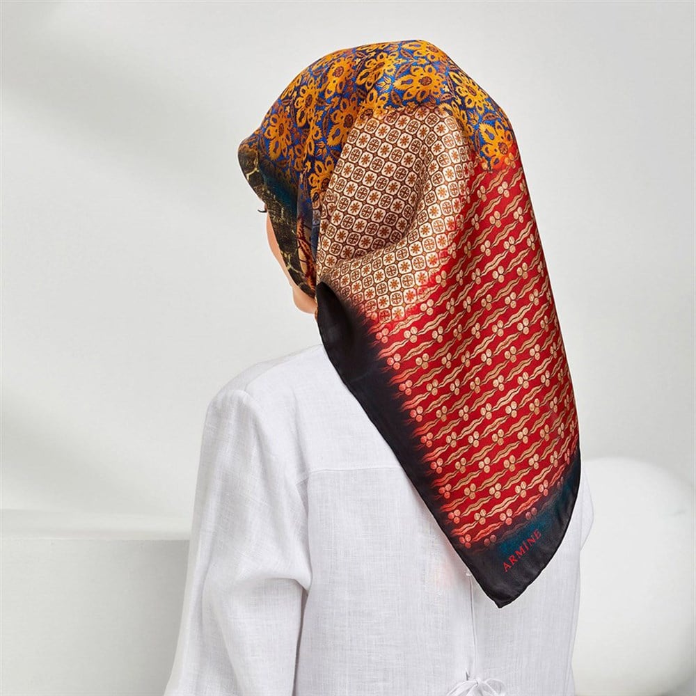 Armine Silk Scarf 2020 Spring-Summer - 8305D 35 - Twill