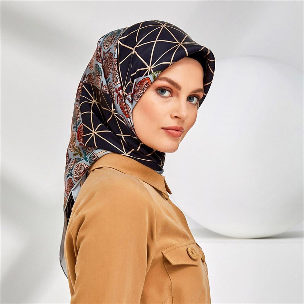 Armine Silk Scarf 2020 Spring-Summer - 8313D 33 - Satin