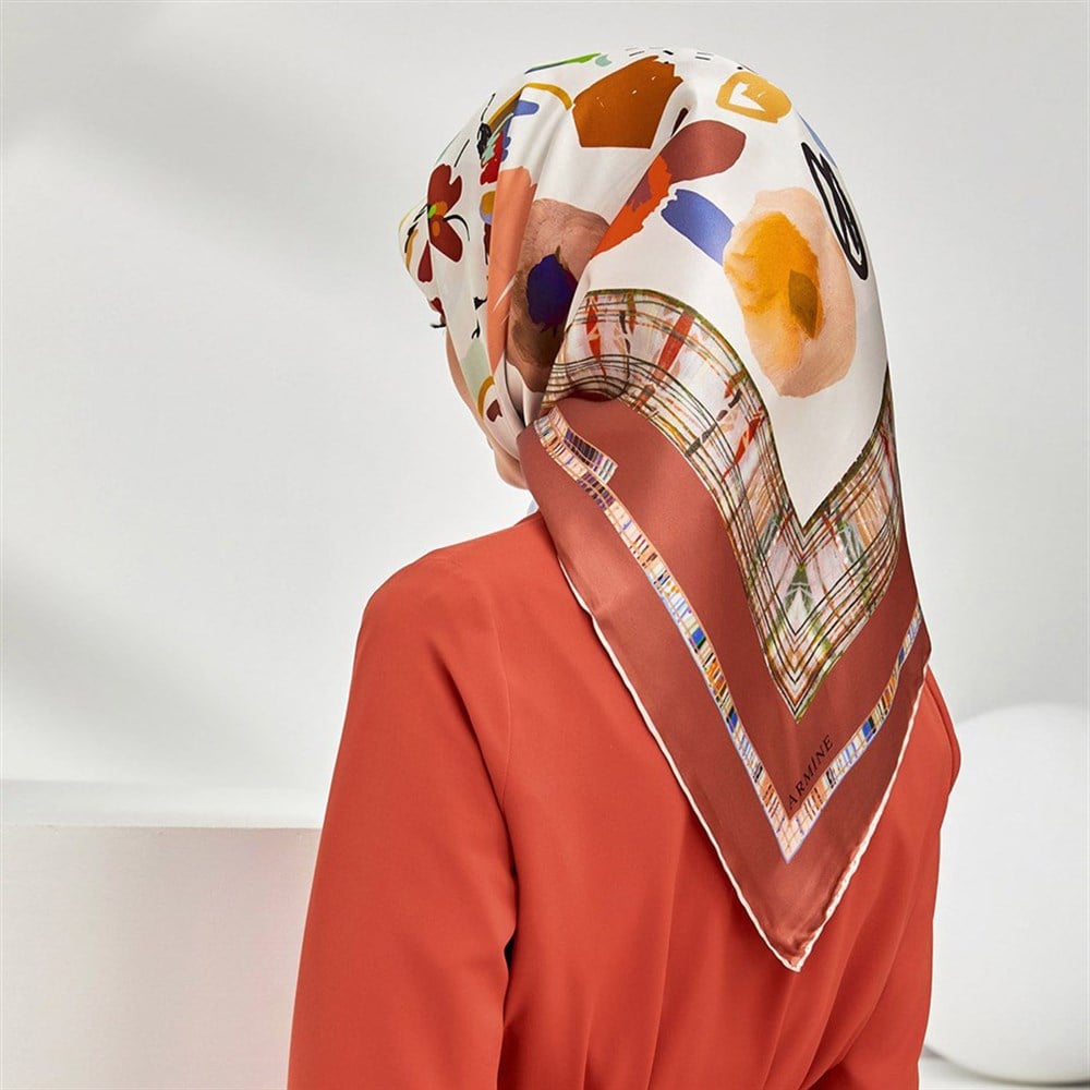 Armine Silk Scarf 2020 Spring-Summer - 8300D 36 - Satin