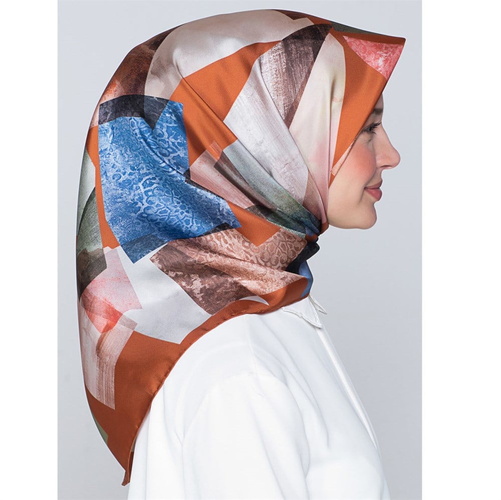 Armine Silk Scarf 2020 Spring-Summer - 8315D 86 - Twill