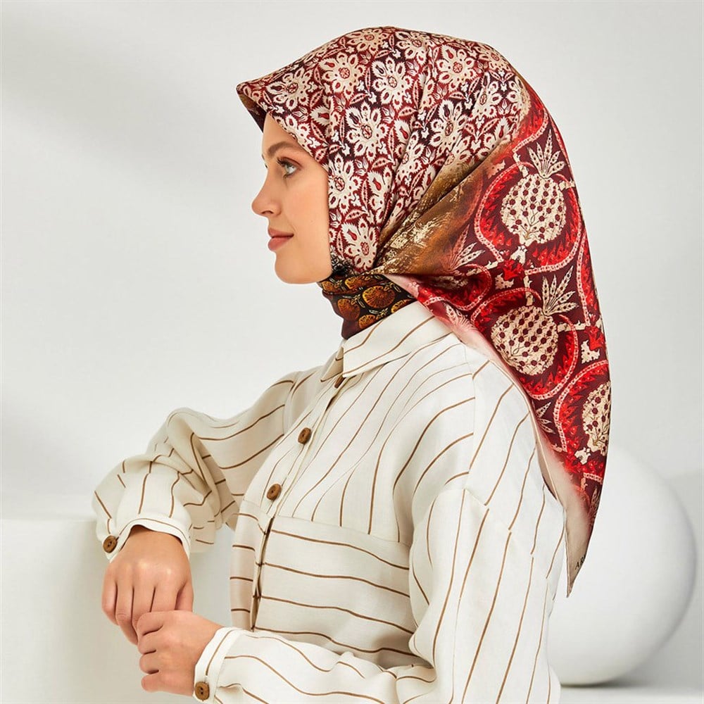 Armine İpek Eşarp 2020 İlkbahar-Yaz - 8305D 02 - Sura