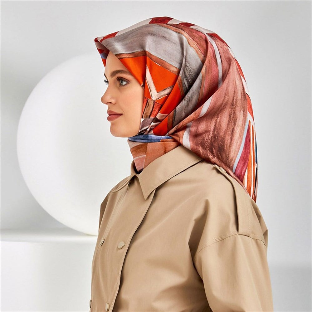 Armine Silk Scarf 2020 Spring-Summer - 8320D 81 - Twill
