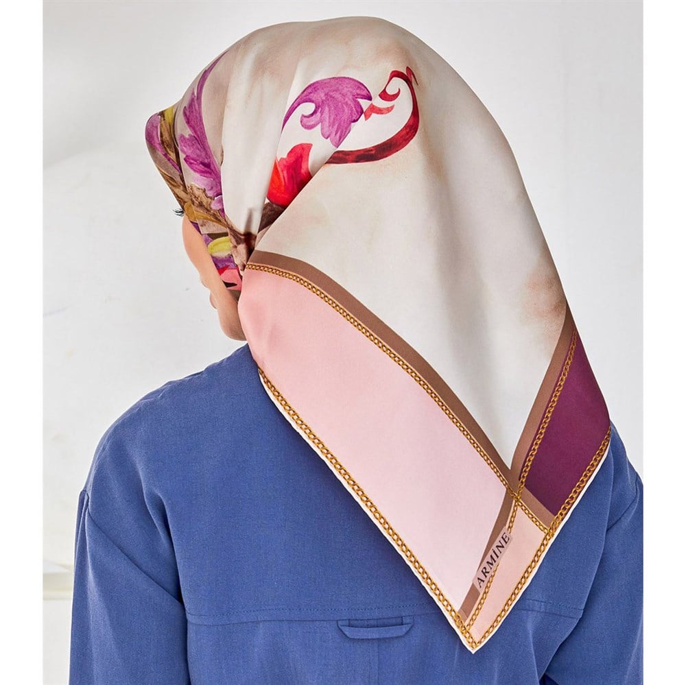 Armine Silk Scarf 2020 Spring-Summer - 8327D 01 - Twill