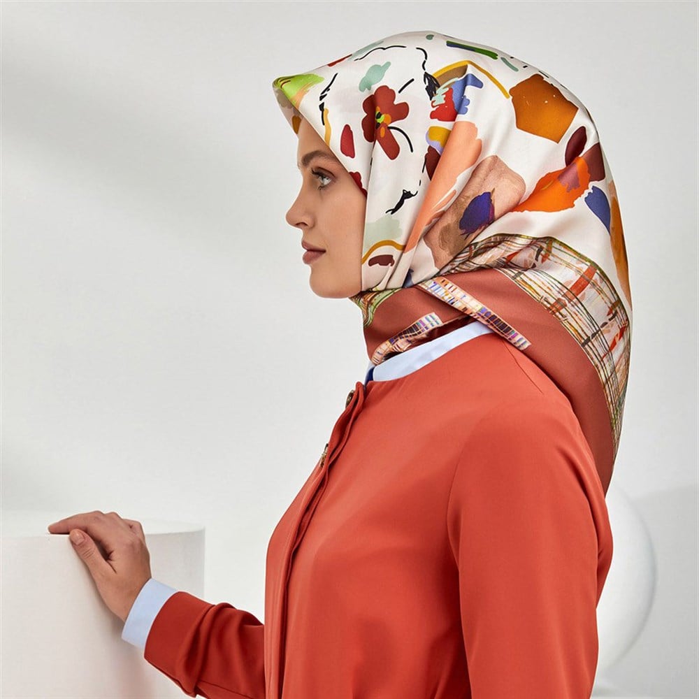 Armine Silk Scarf 2020 Spring-Summer - 8300D 36 - Satin