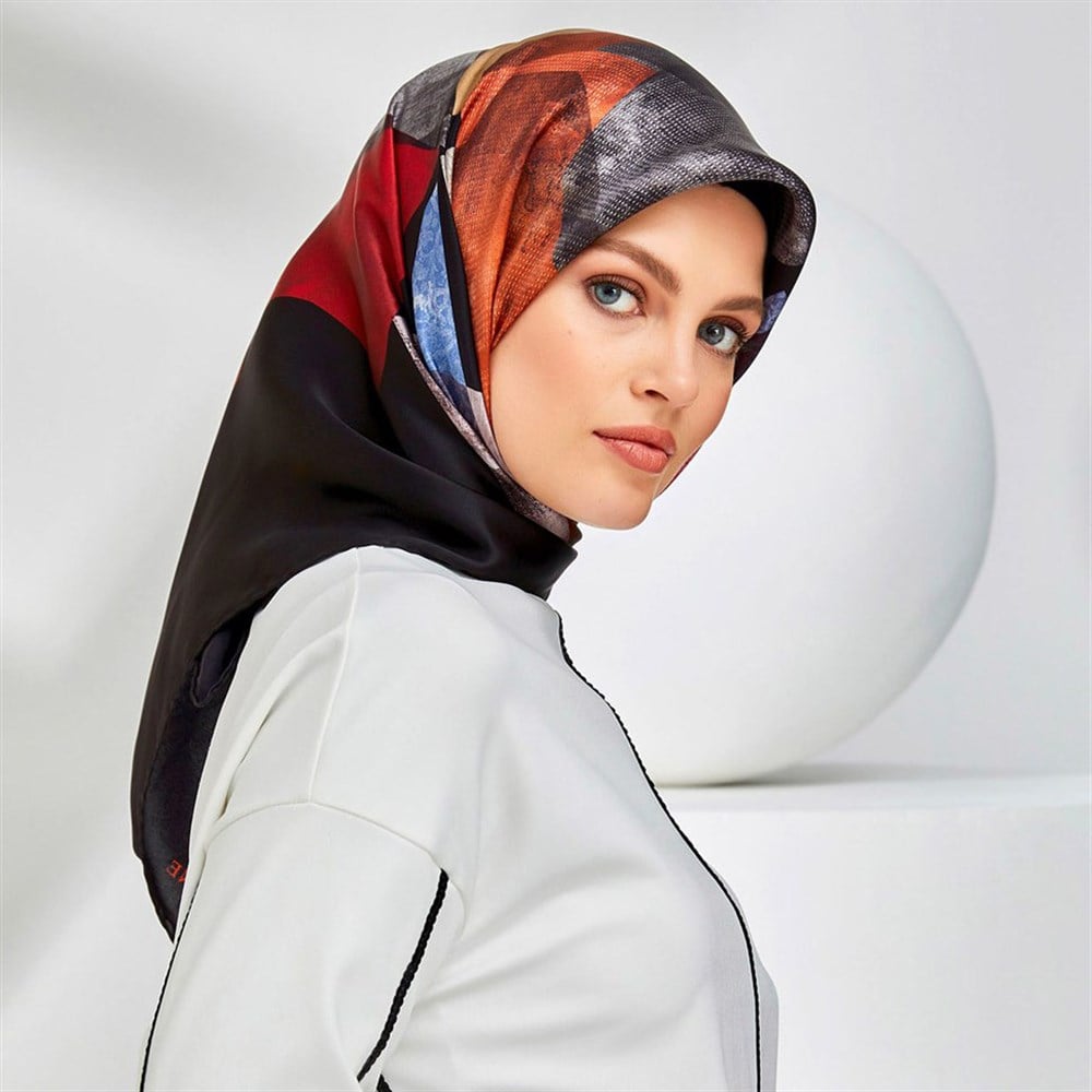 Armine Silk Scarf 2020 Spring-Summer - 8315D 82 - Satin