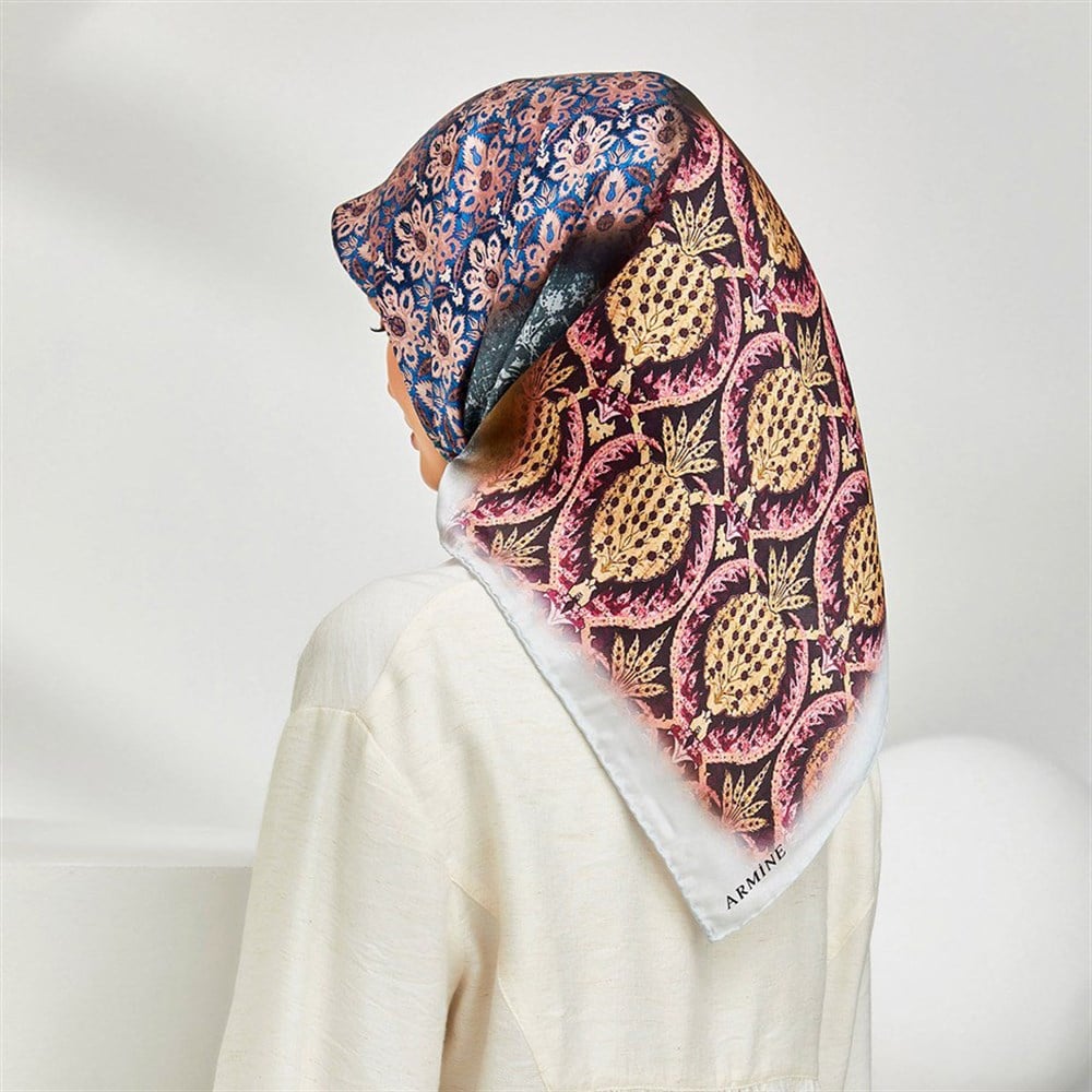 Armine Silk Scarf 2020 Spring-Summer - 8305D 36 - Twill