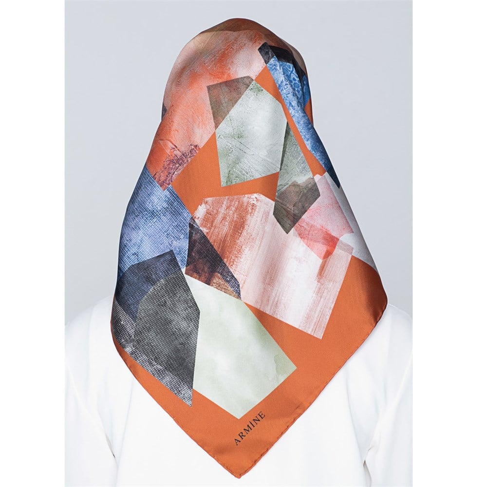 Armine Silk Scarf 2020 Spring-Summer - 8315D 86 - Twill