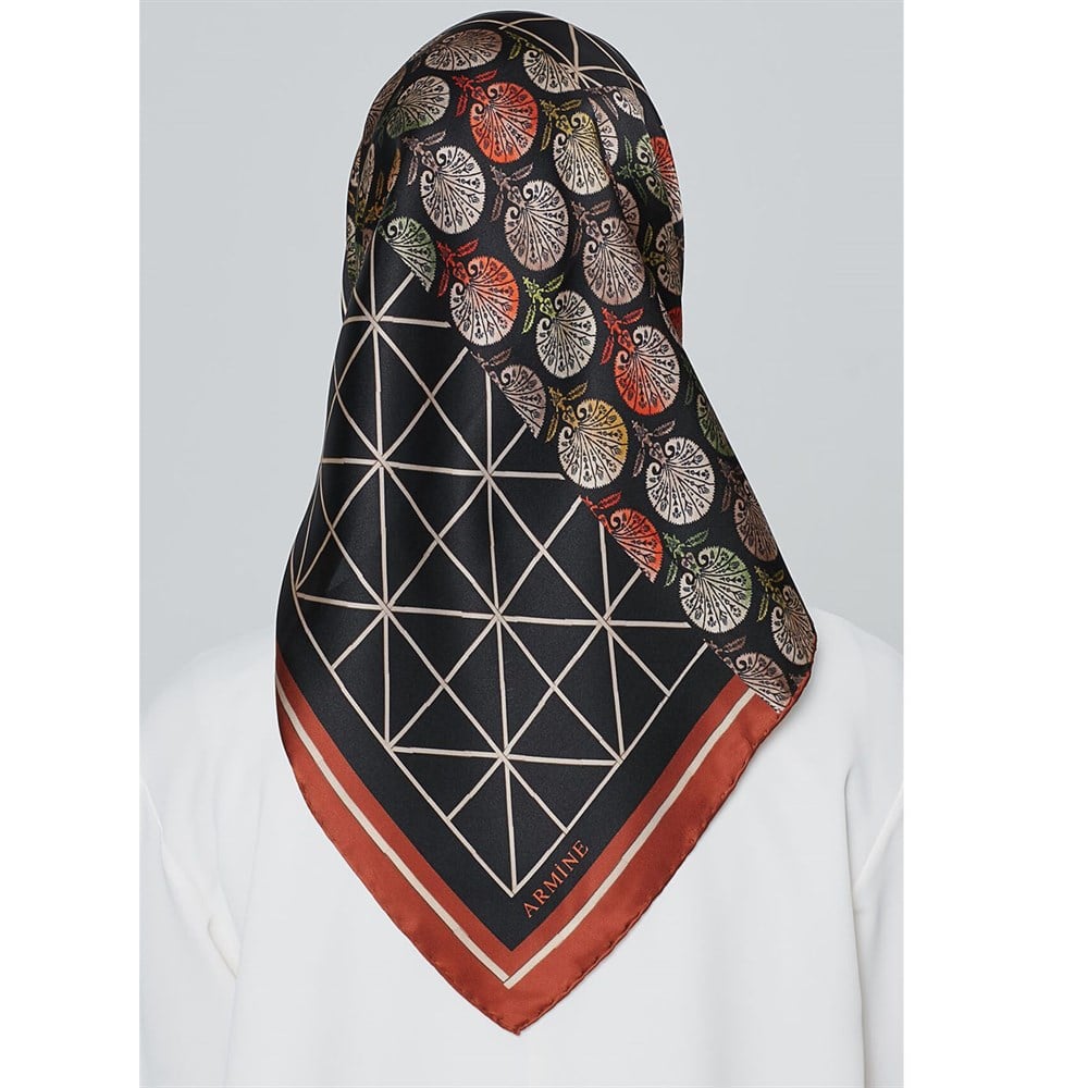 Armine Silk Scarf 2020 Spring-Summer - 8313D 34 - Twill
