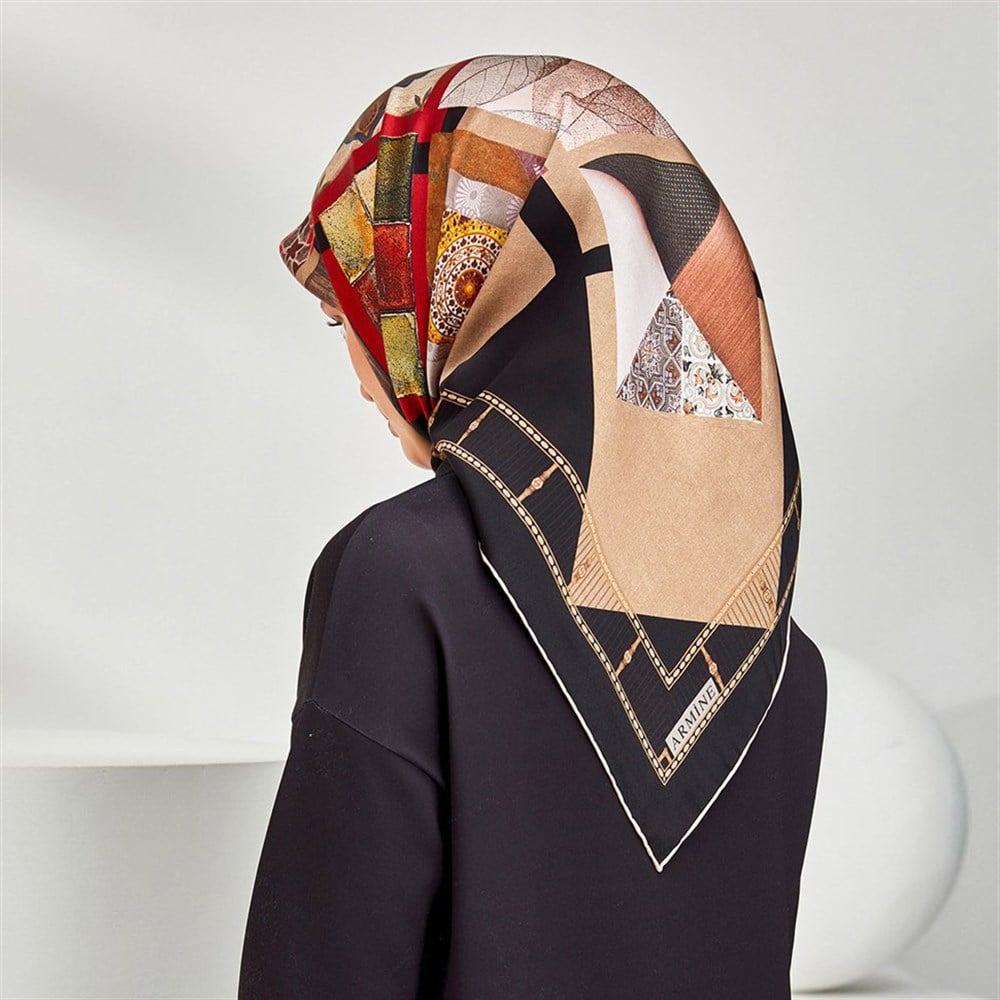 Armine Silk Scarf 2020 Spring-Summer - 8312D 40 - Satin