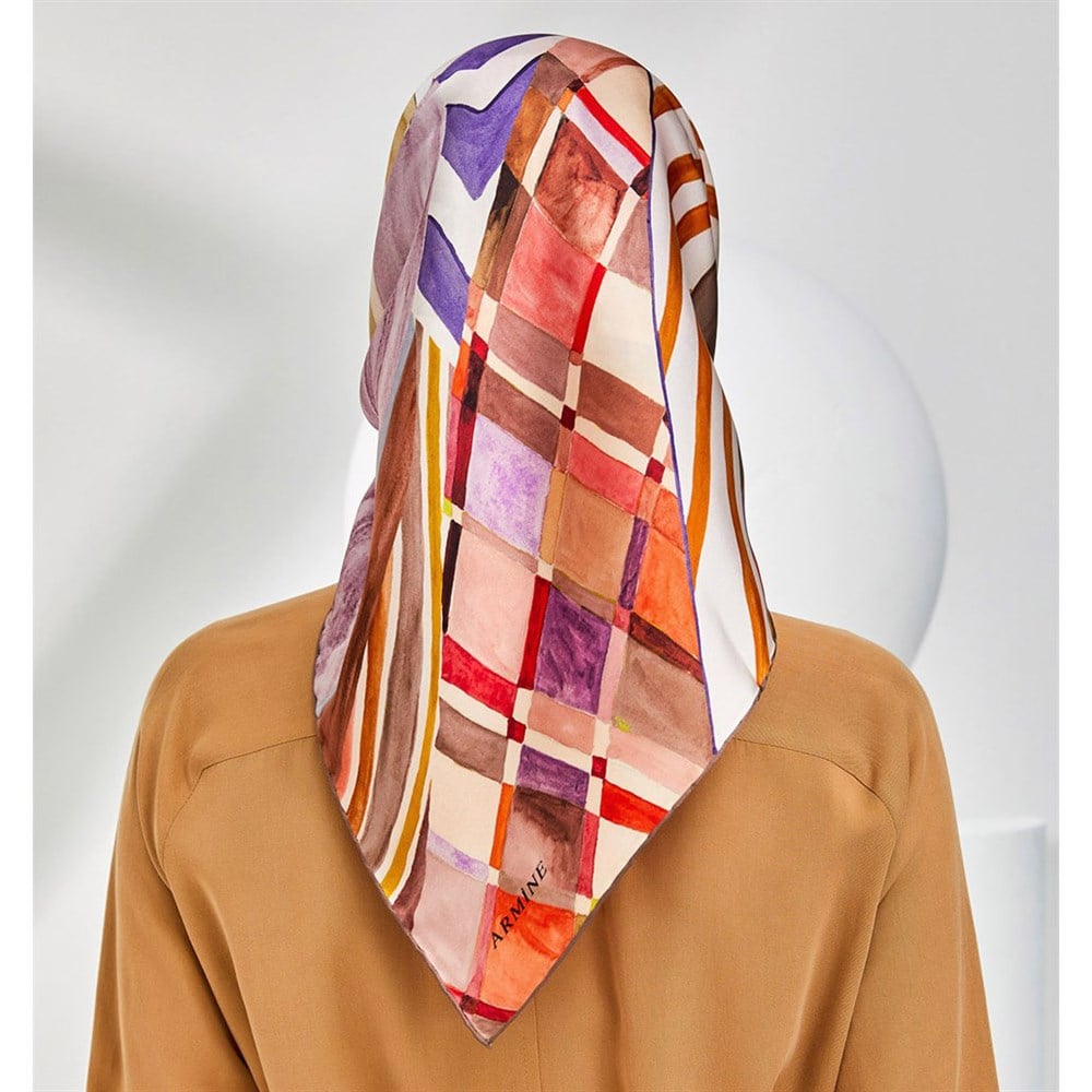 Armine Silk Scarf 2020 Spring-Summer - 8320D 05 - Satin