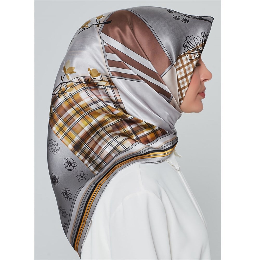 Armine Silk Scarf 2020 Spring-Summer - 8303D 37 - Twill