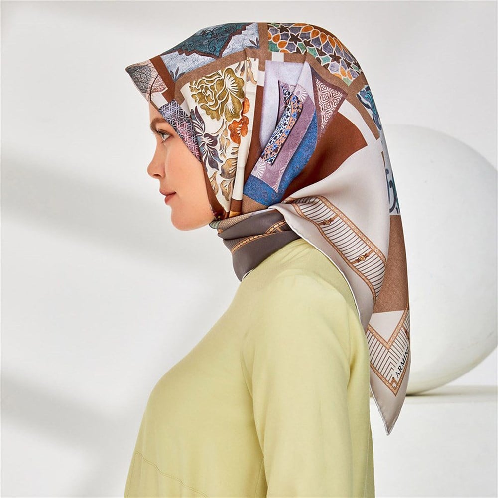 Armine Silk Scarf 2020 Spring-Summer - 8312D 32 - Twill