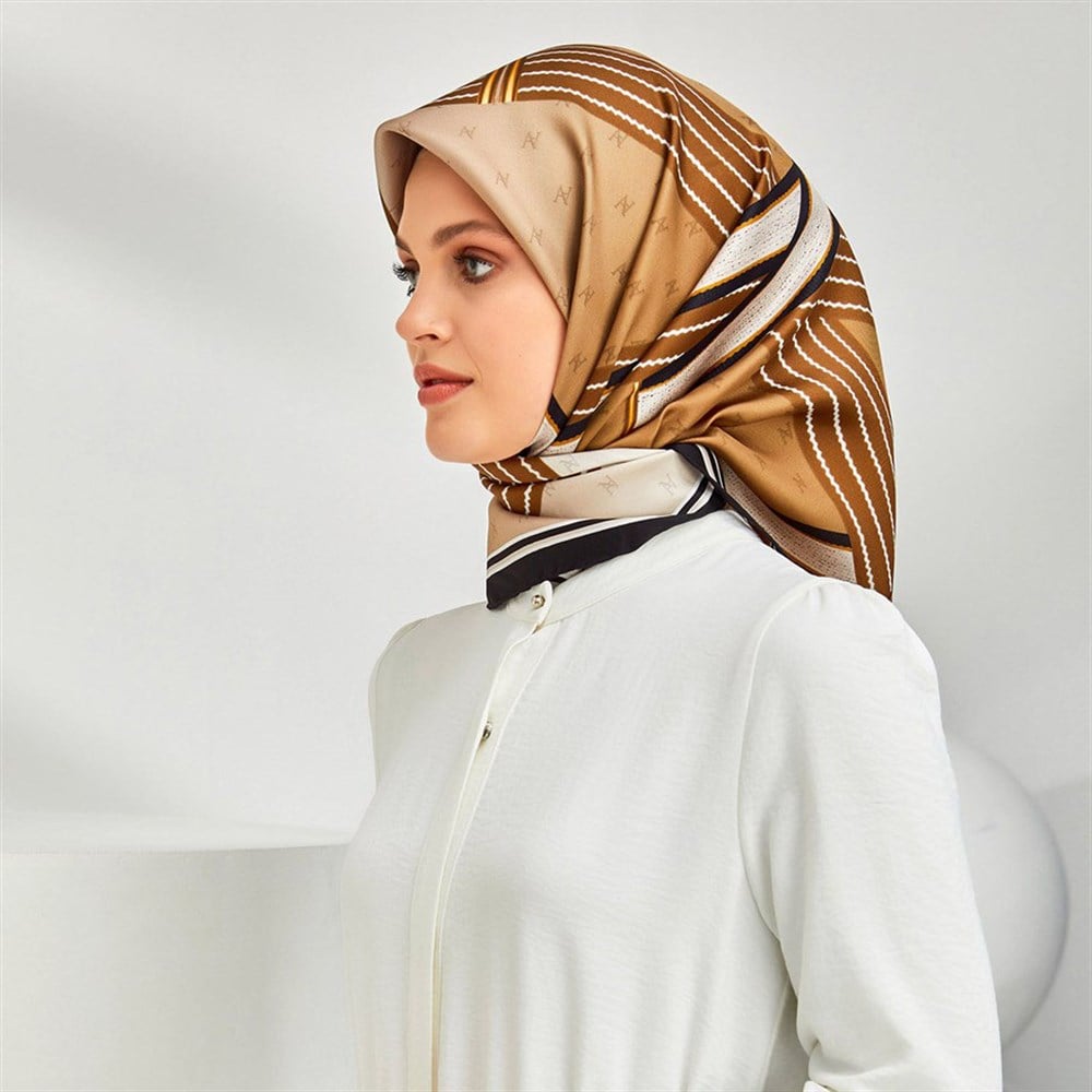 Armine Silk Scarf 2020 Spring-Summer - 8310D 03 - Satin