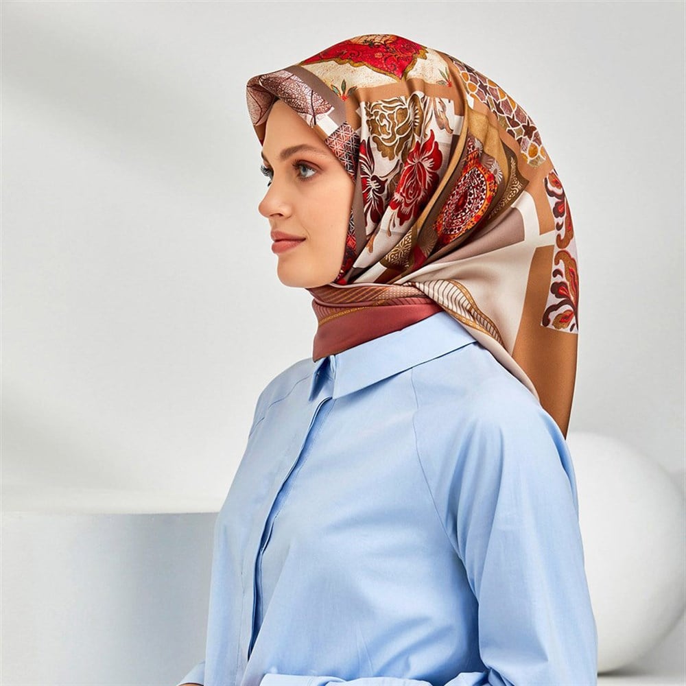 Armine Silk Scarf 2020 Spring-Summer - 8312D 05 - Satin