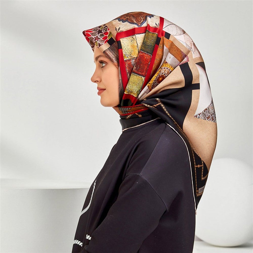 Armine Silk Scarf 2020 Spring-Summer - 8312D 40 - Satin