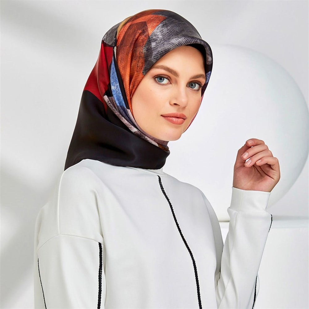 Armine Silk Scarf 2020 Spring-Summer - 8315D 82 - Satin