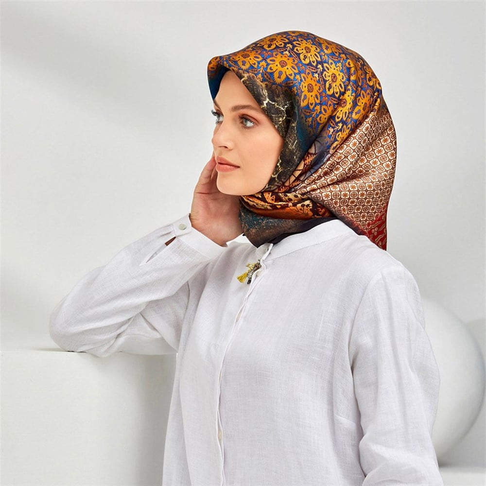 Armine Silk Scarf 2020 Spring-Summer - 8305D 35 - Twill