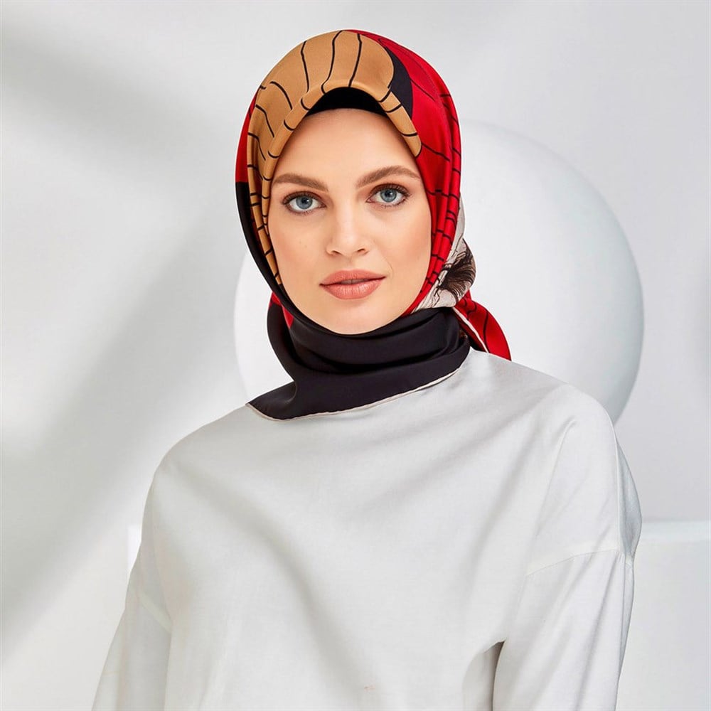 Armine Silk Scarf 2020 Spring-Summer - 8302D 82 - Satin