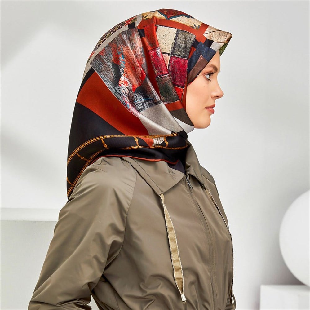 Armine Silk Scarf 2020 Spring-Summer - 8312D 84 - Twill