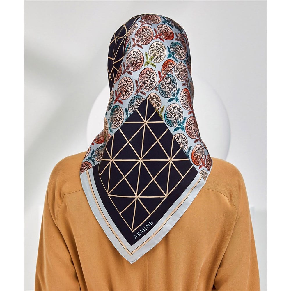Armine Silk Scarf 2020 Spring-Summer - 8313D 33 - Twill