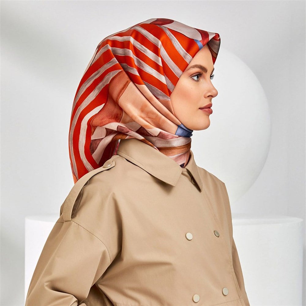 Armine Silk Scarf 2020 Spring-Summer - 8320D 81 - Satin