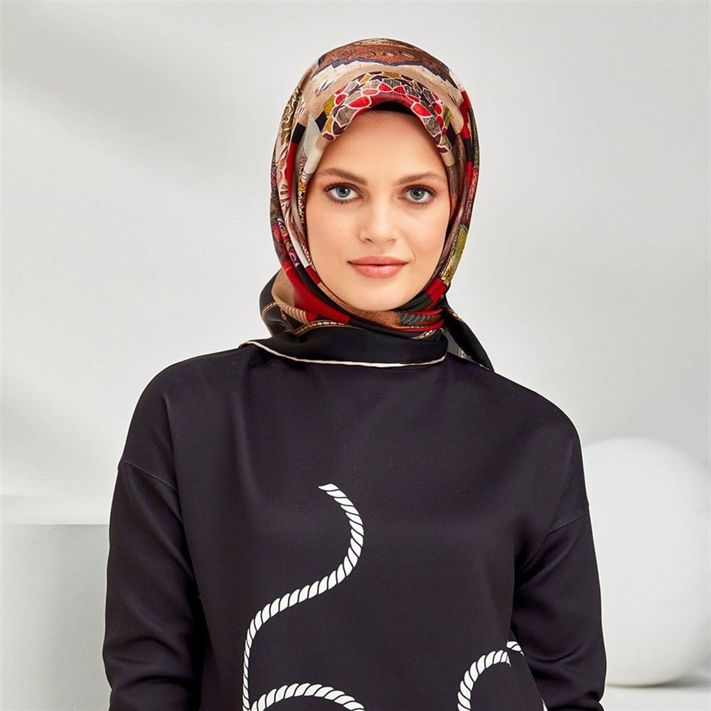 Armine Silk Scarf 2020 Spring-Summer - 8312D 40 - Satin