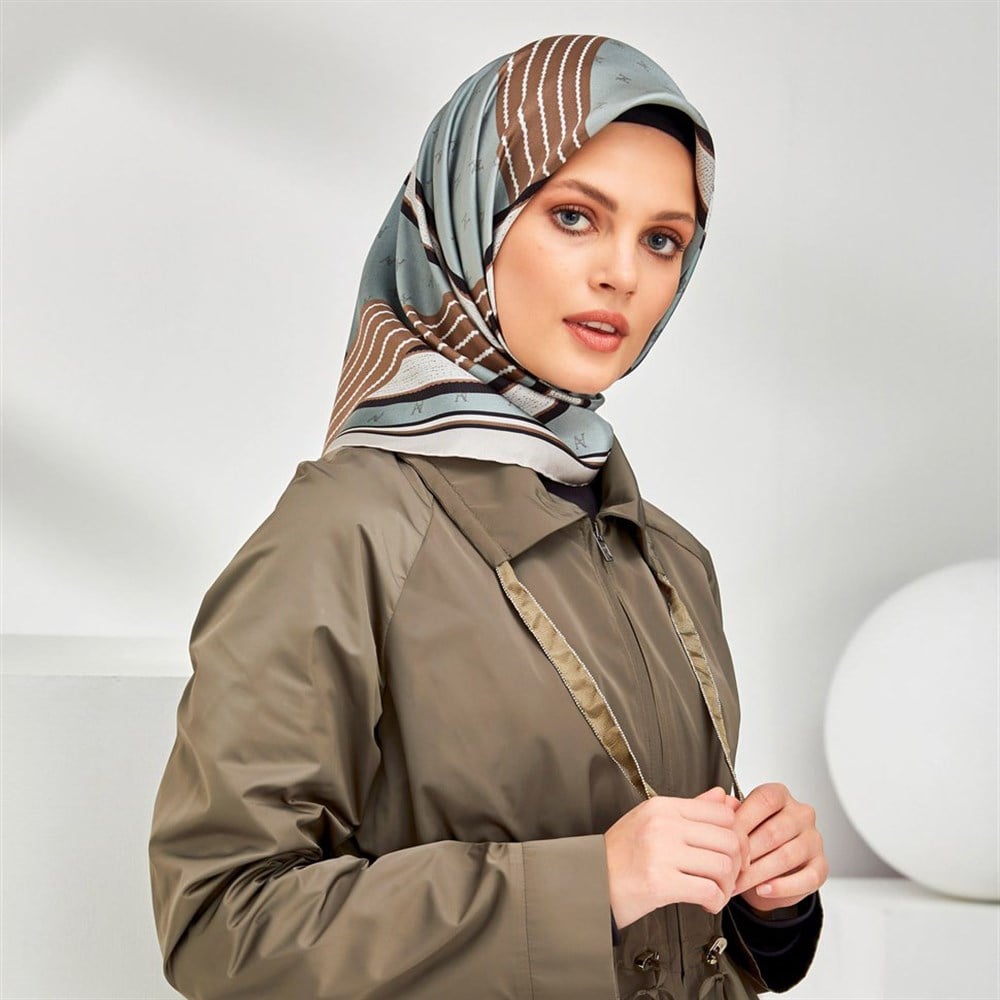 Armine Silk Scarf 2020 Spring-Summer - 8310D 81 - Satin