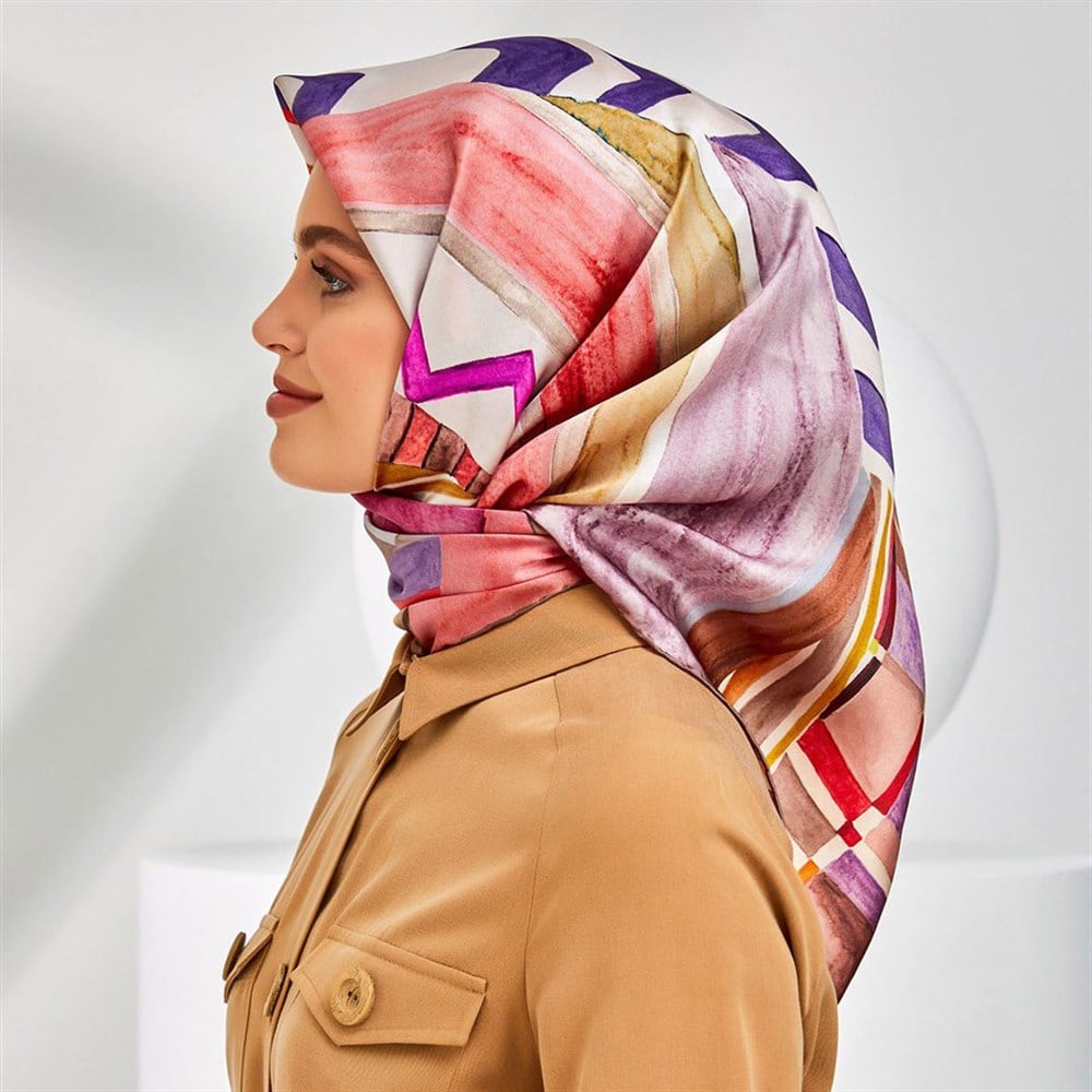 Armine Silk Scarf 2020 Spring-Summer - 8320D 05 - Satin