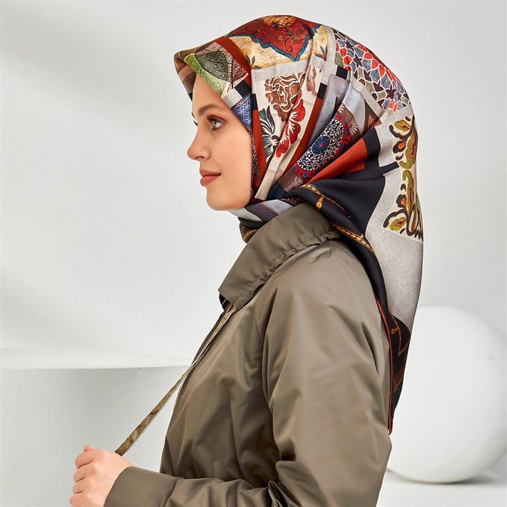 Armine Silk Scarf 2020 Spring-Summer - 8312D 84 - Twill